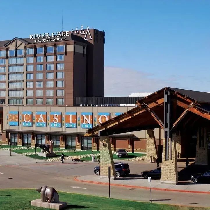 Resort exterior at River Cree Resort and Casino